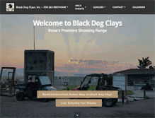 Tablet Screenshot of blackdogclays.com